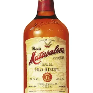 Botella de Ron Matusalem Gran Reserva 15 Años – Ron suave y complejo
